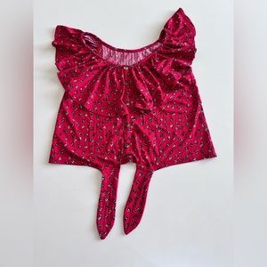 ✨Justice✨ Red, White & Blue Blouse